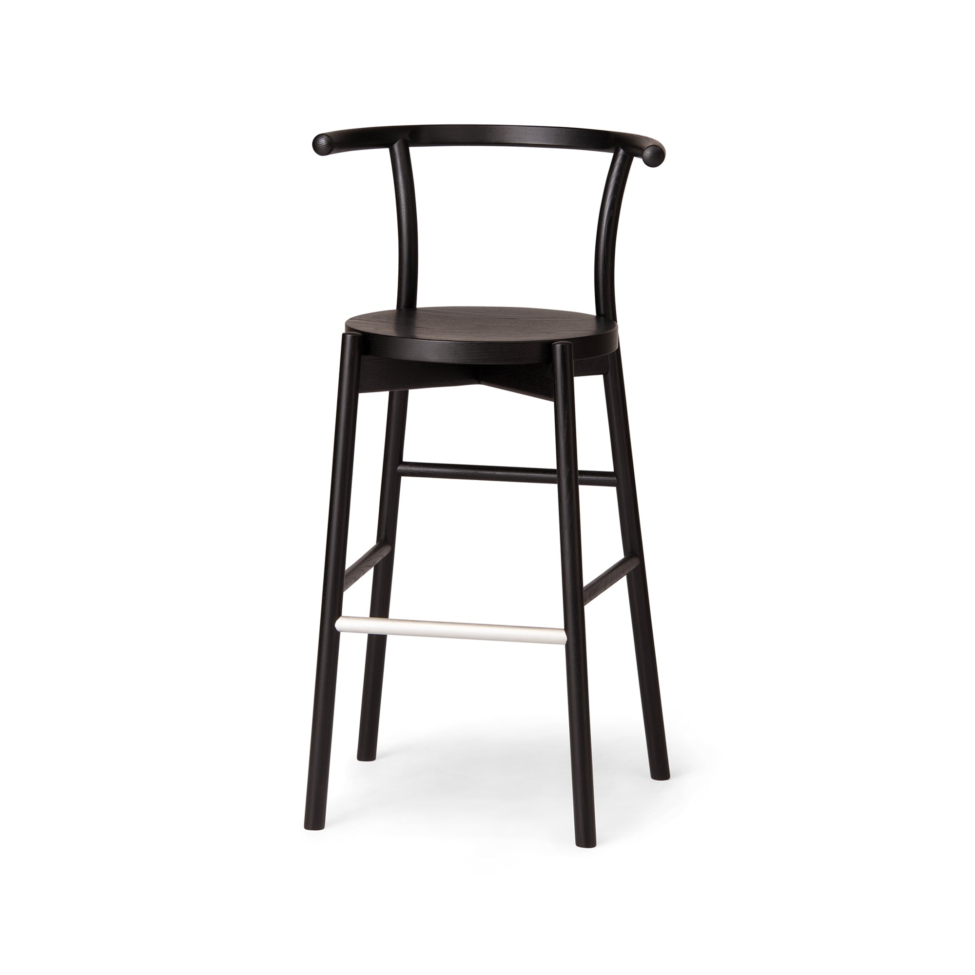 Kotan Bar Chair — Wood Seat