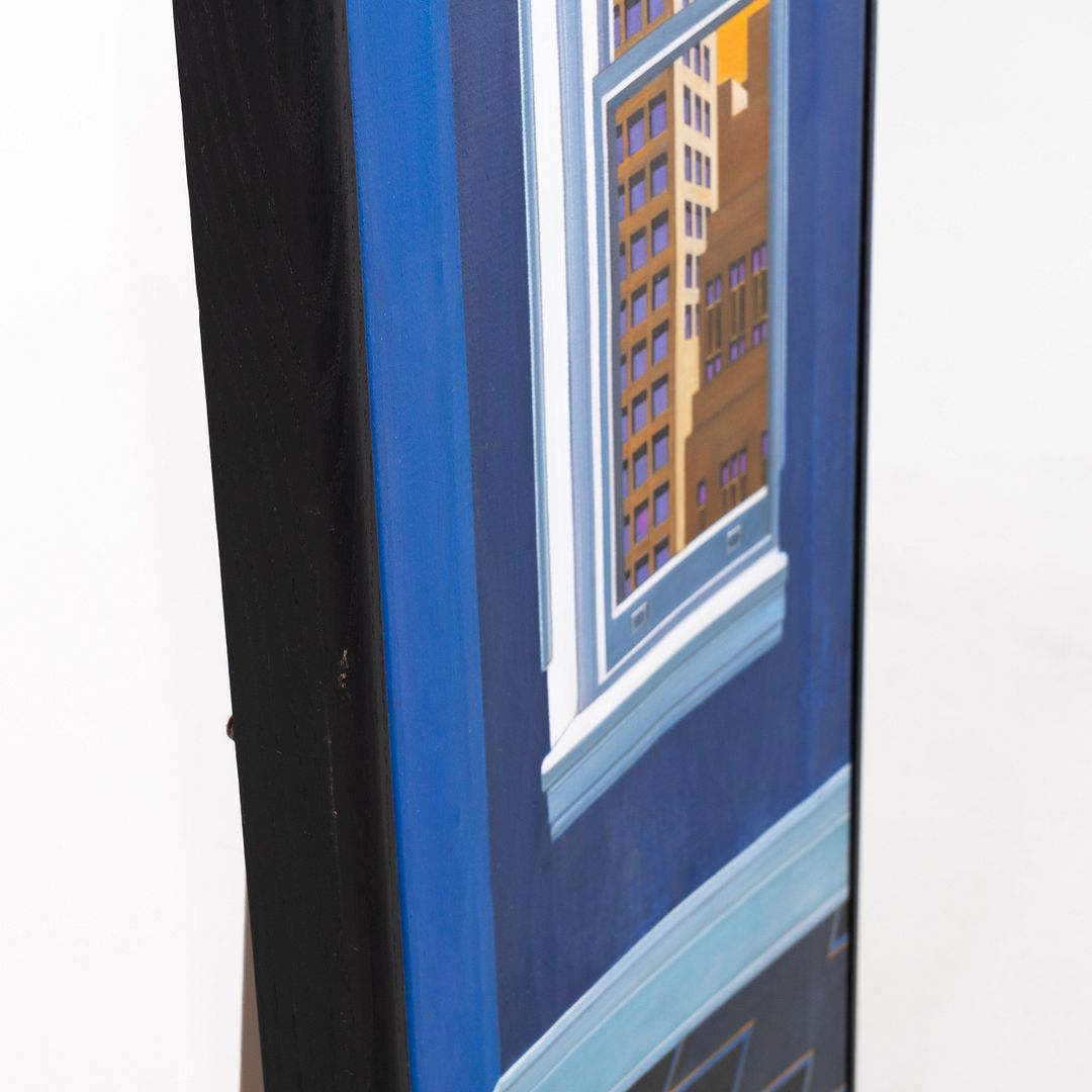 Framed Cityscape Painting