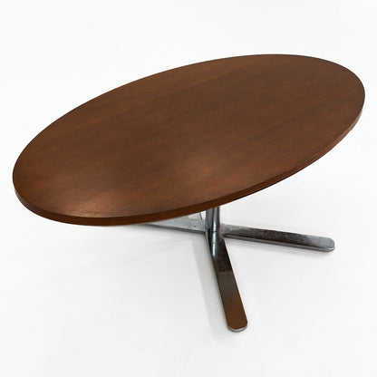 Oval Desk with Alpha Base