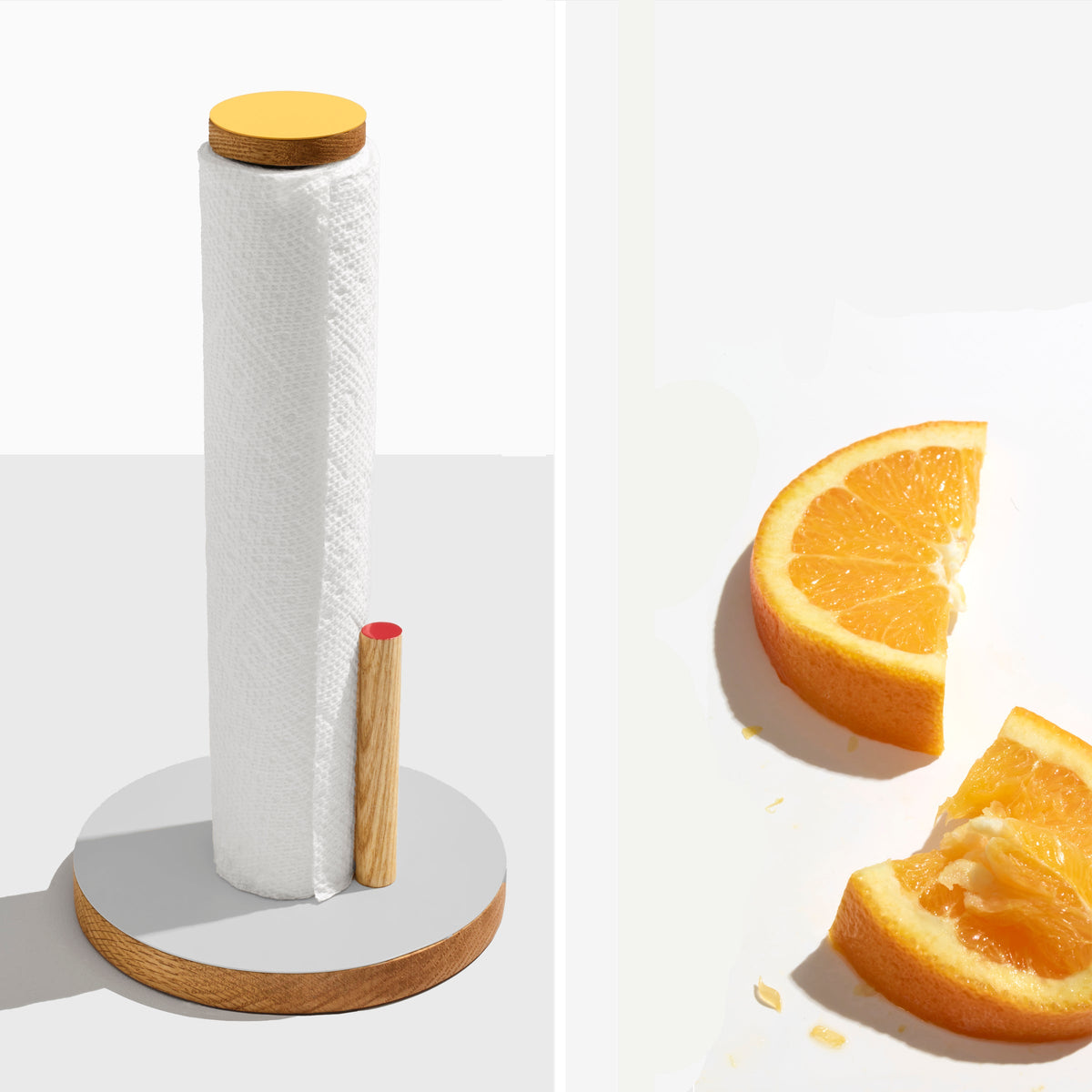 The Paper Towel Keeper - Oak