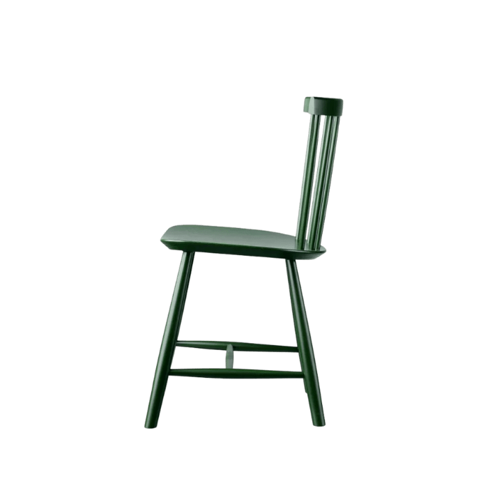 J46 Dining Chair — Bottle Green Painted Beech