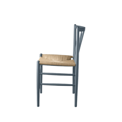 J80 Chair — Blue Grey Painted Beech