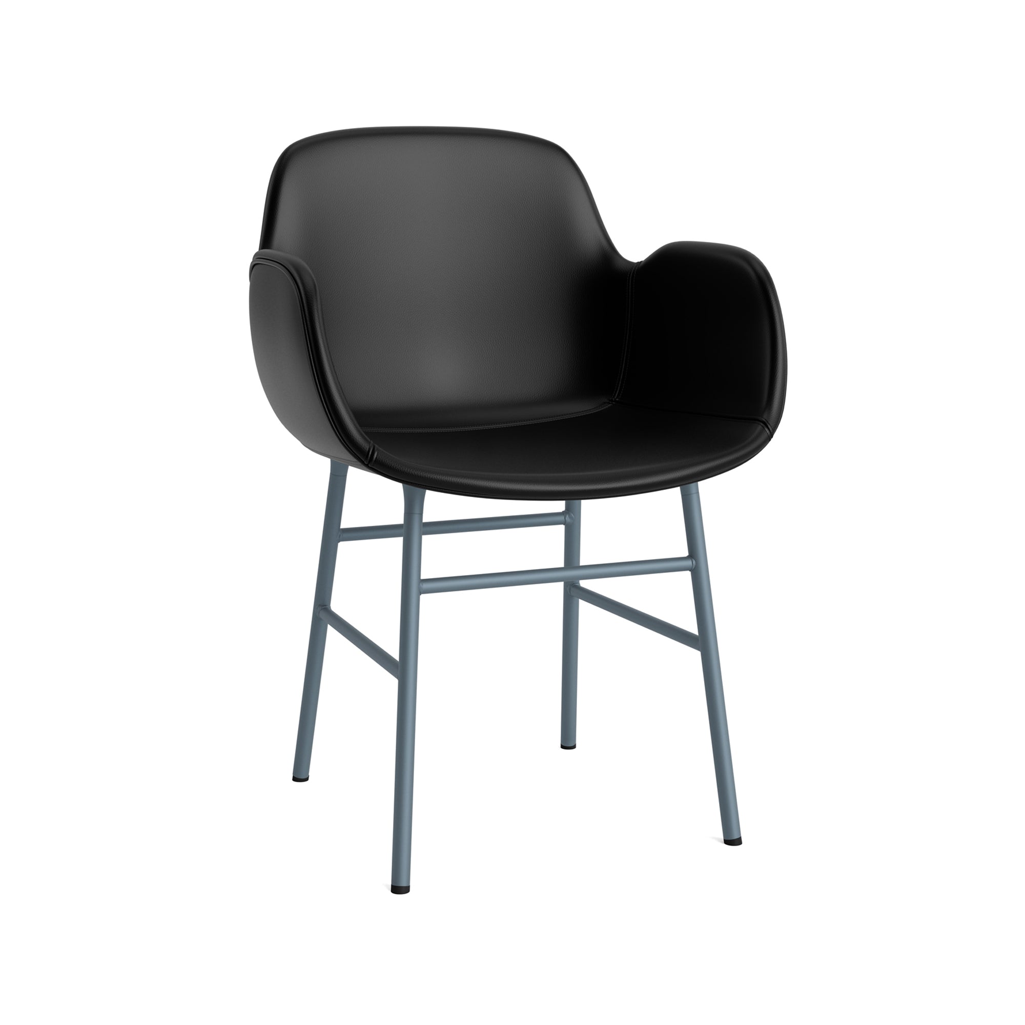 Form Armchair — Metal — Upholstered