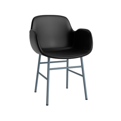 Form Armchair — Metal — Upholstered