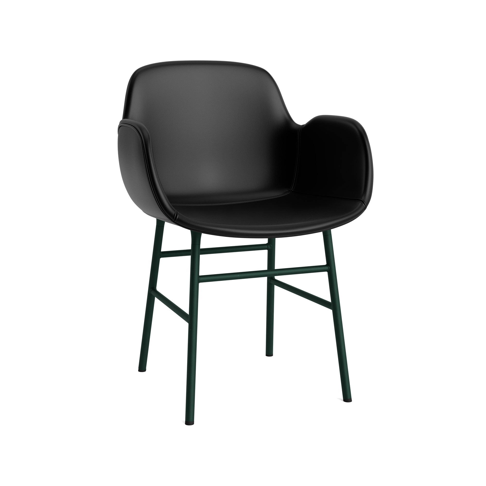 Form Armchair — Metal — Upholstered
