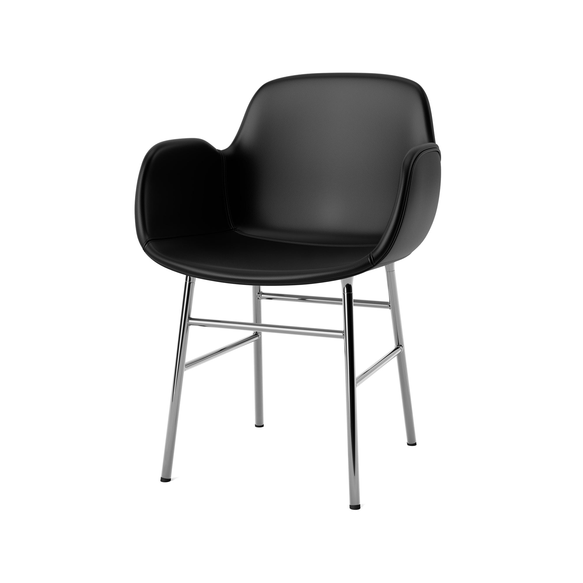 Form Armchair — Metal — Upholstered