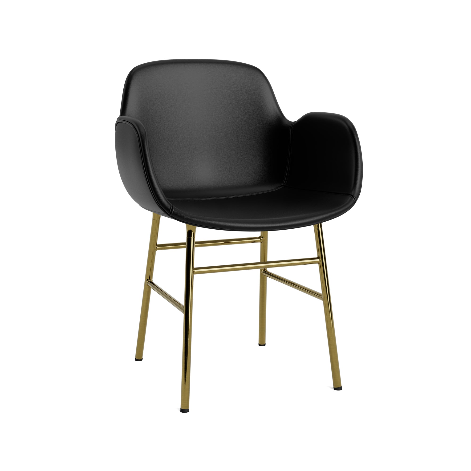 Form Armchair — Metal — Upholstered