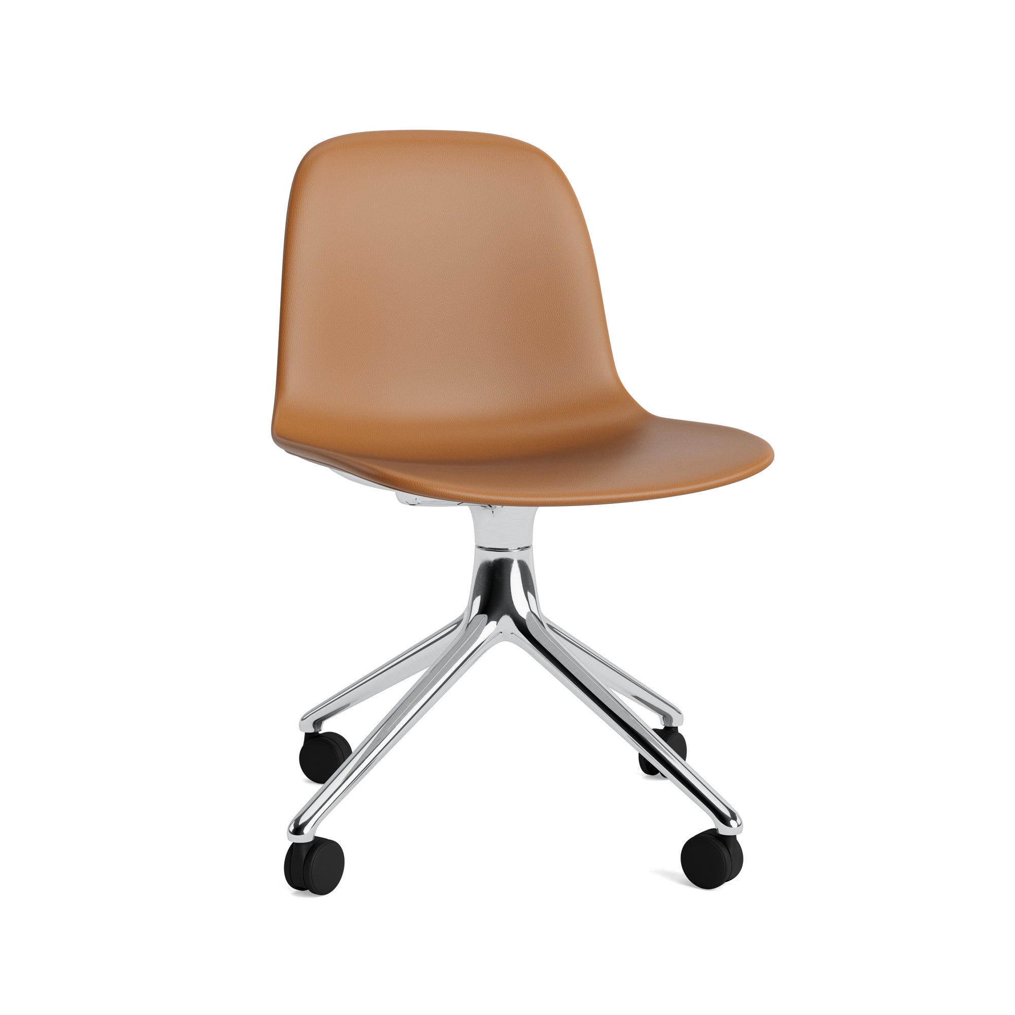 Form Swivel Chair — 4 Wheels — Upholstered