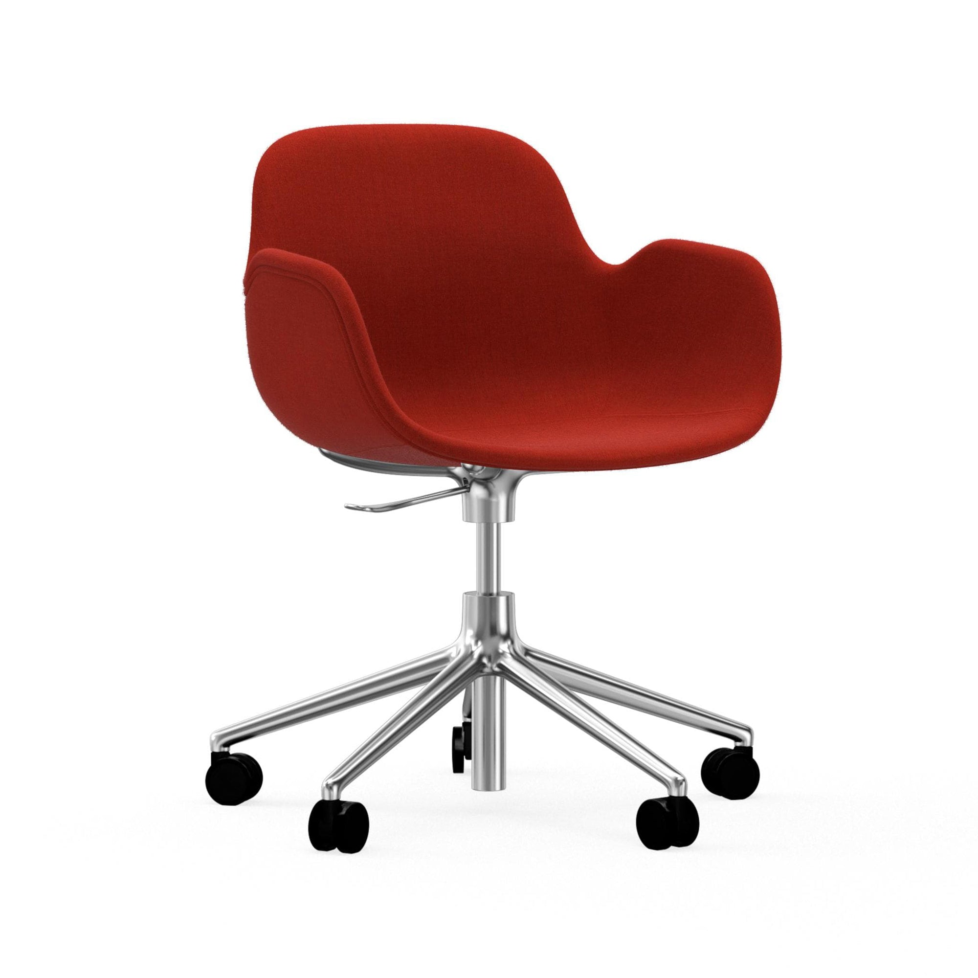Form Swivel Armchair — 5 Wheels — Upholstered
