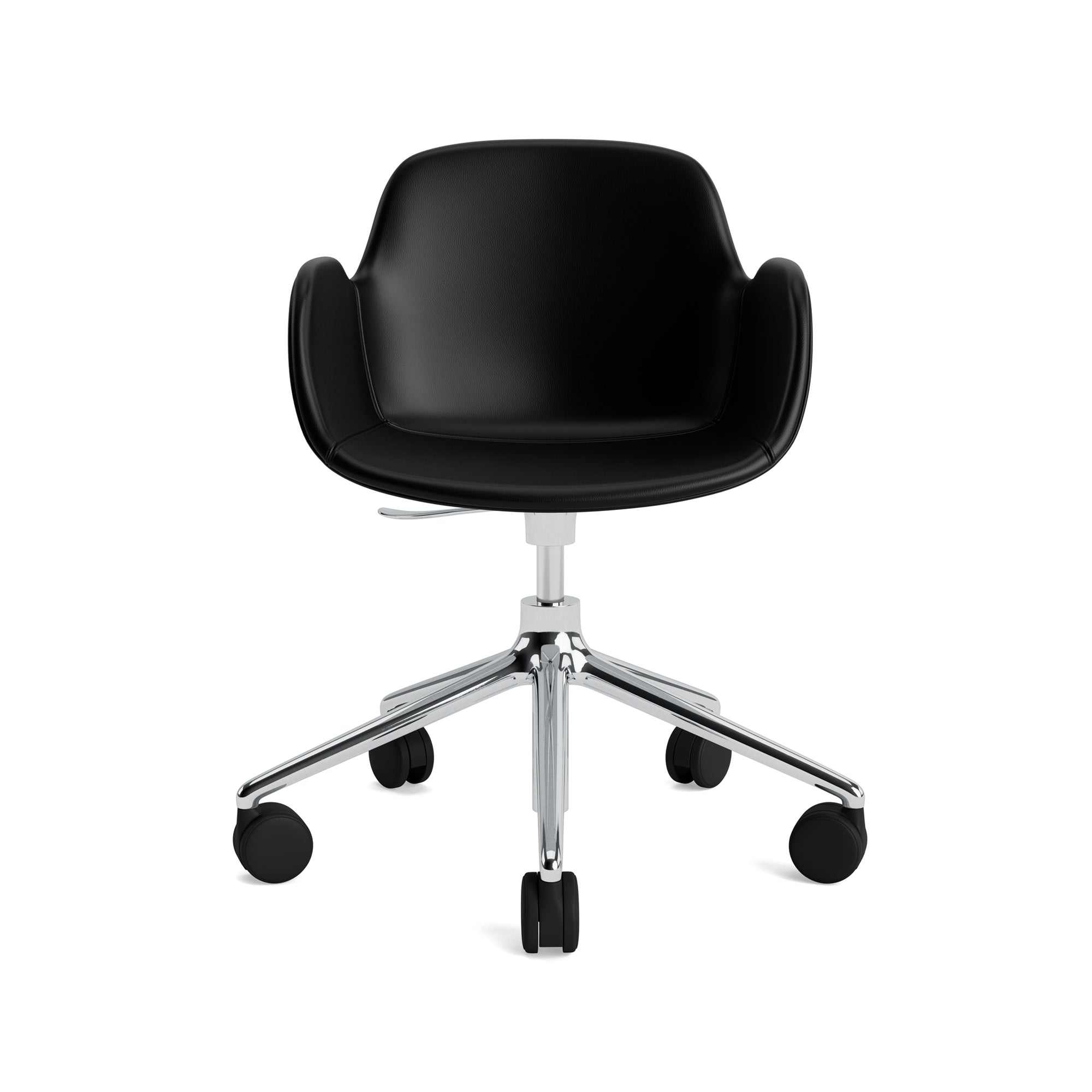 Form Swivel Armchair — 5 Wheels — Upholstered