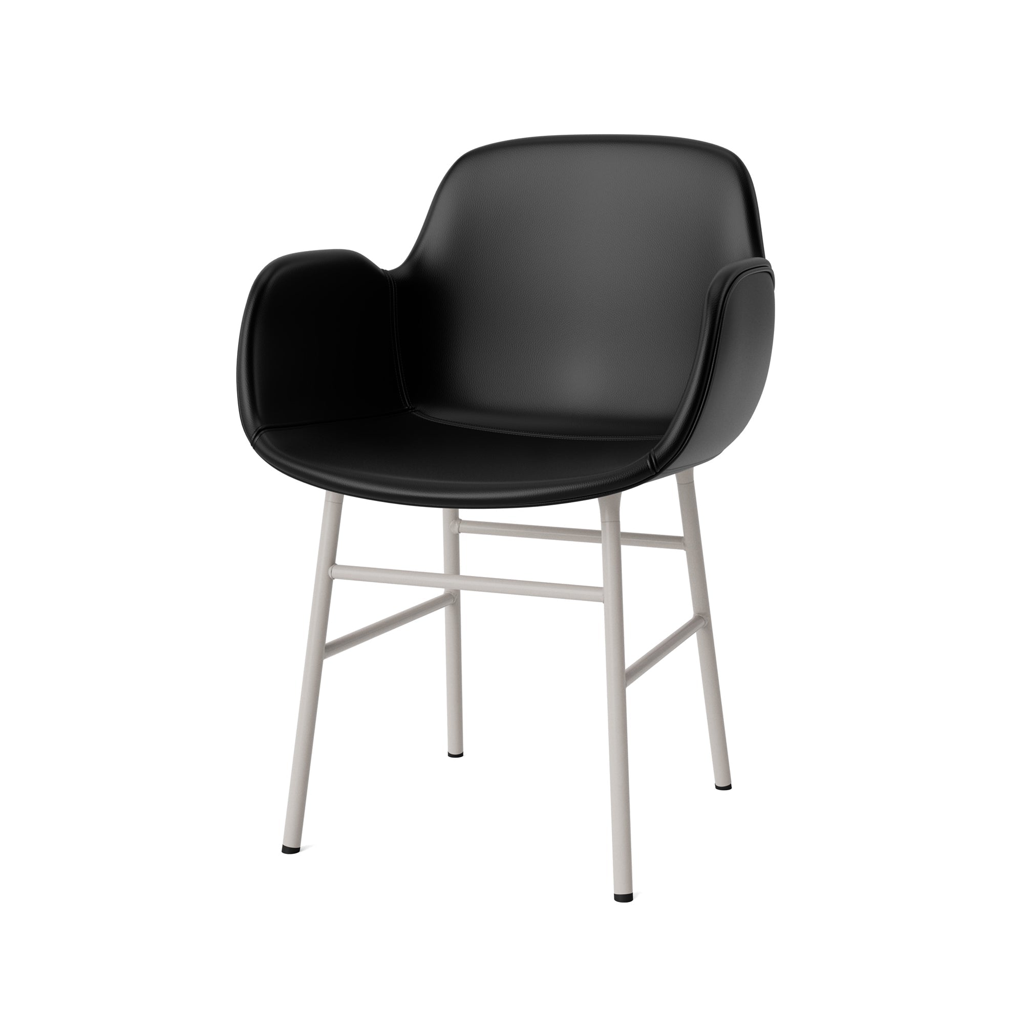 Form Armchair — Metal — Upholstered
