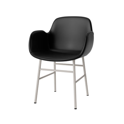 Form Armchair — Metal — Upholstered