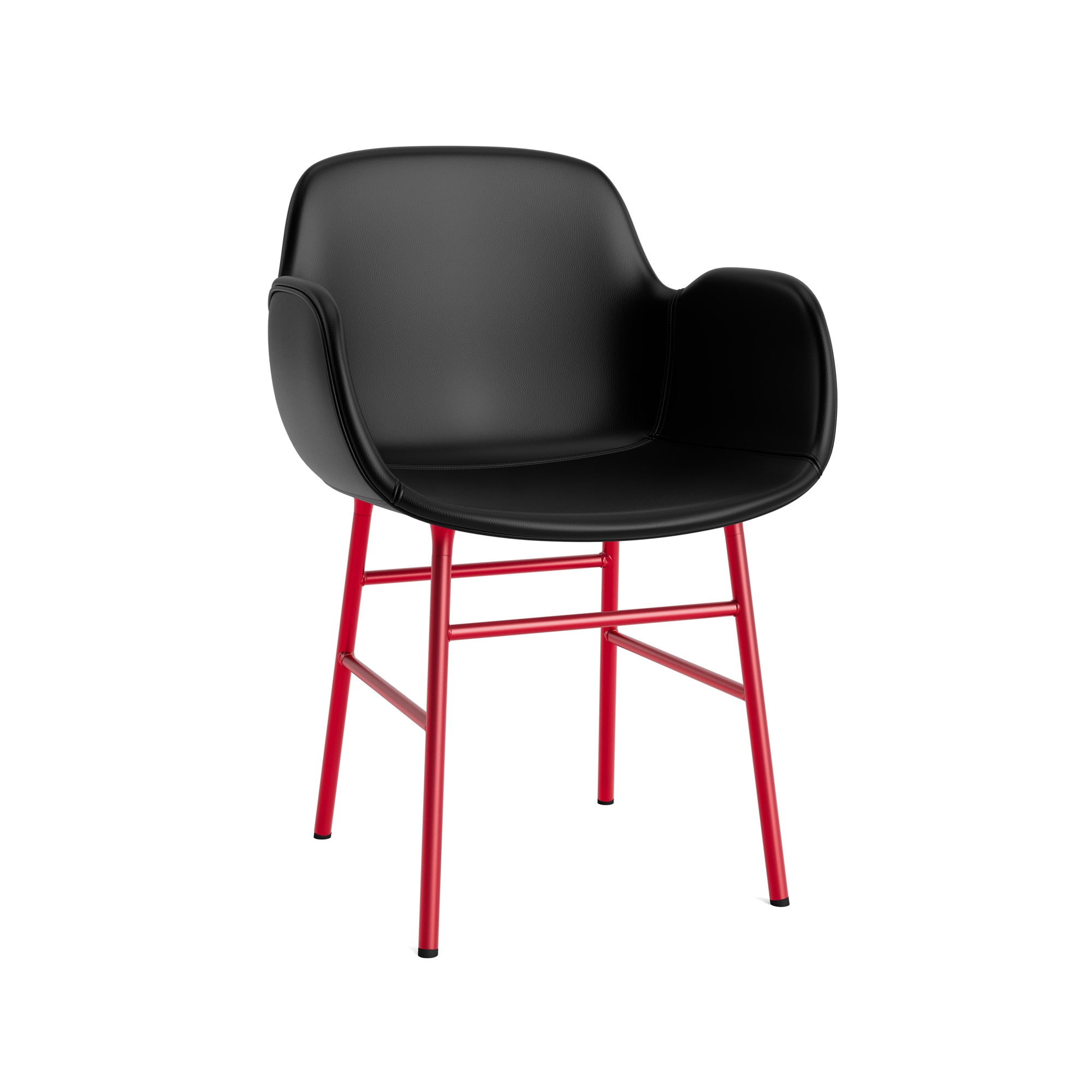 Form Armchair — Metal — Upholstered