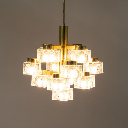 Large Ice Cube Chandelier