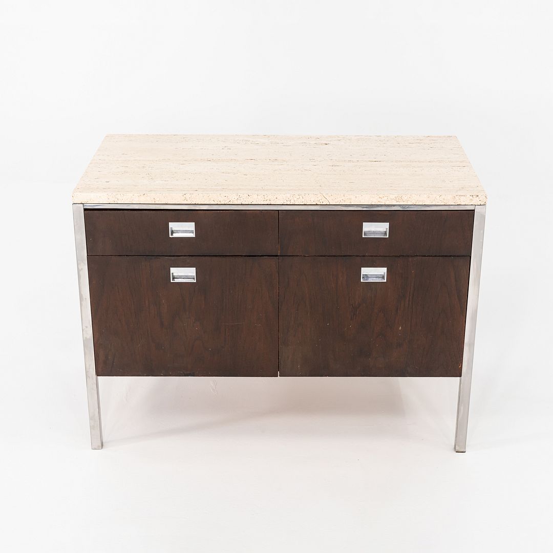 Walnut 2-Position Credenza