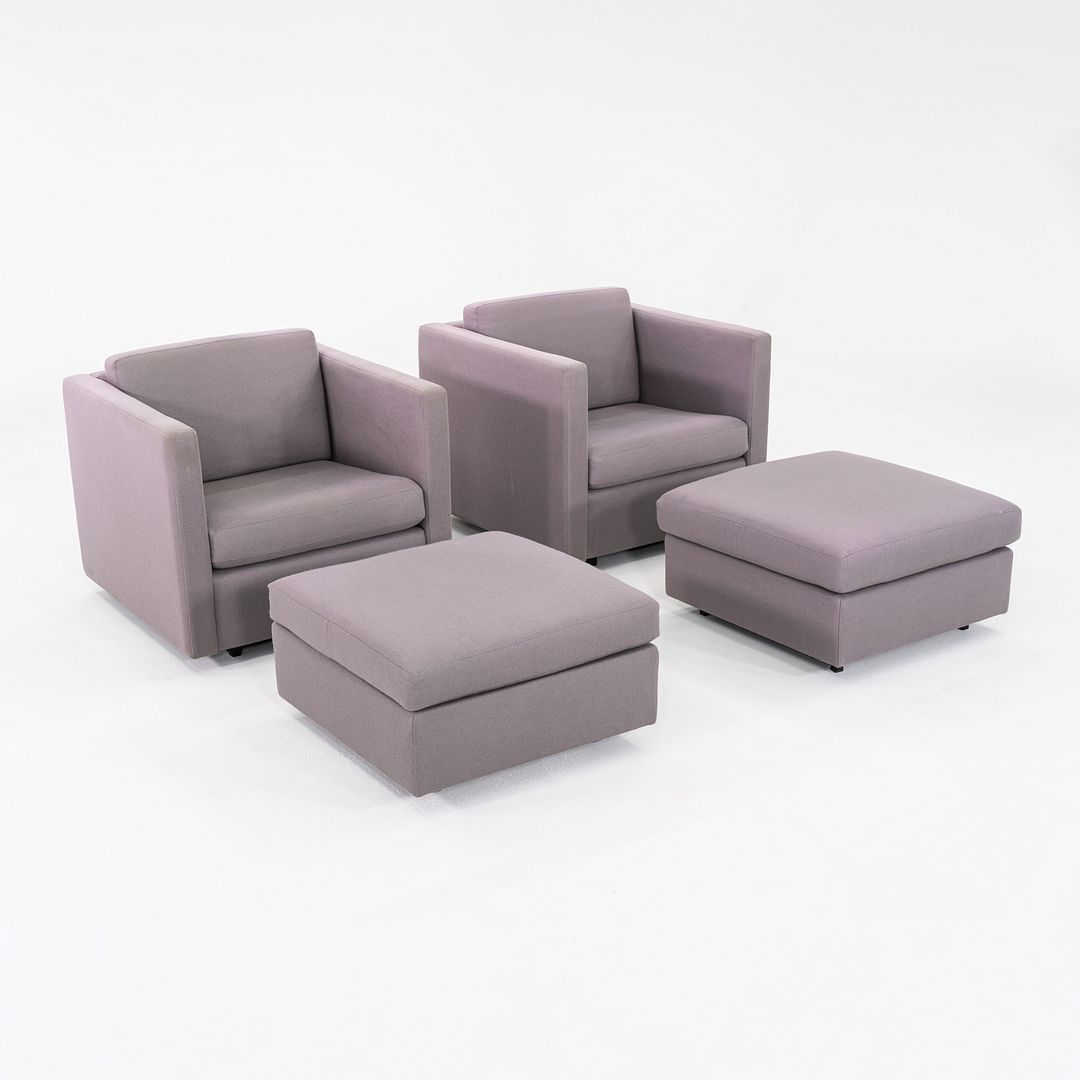 Pfister Tuxedo Lounge Chair and Ottoman
