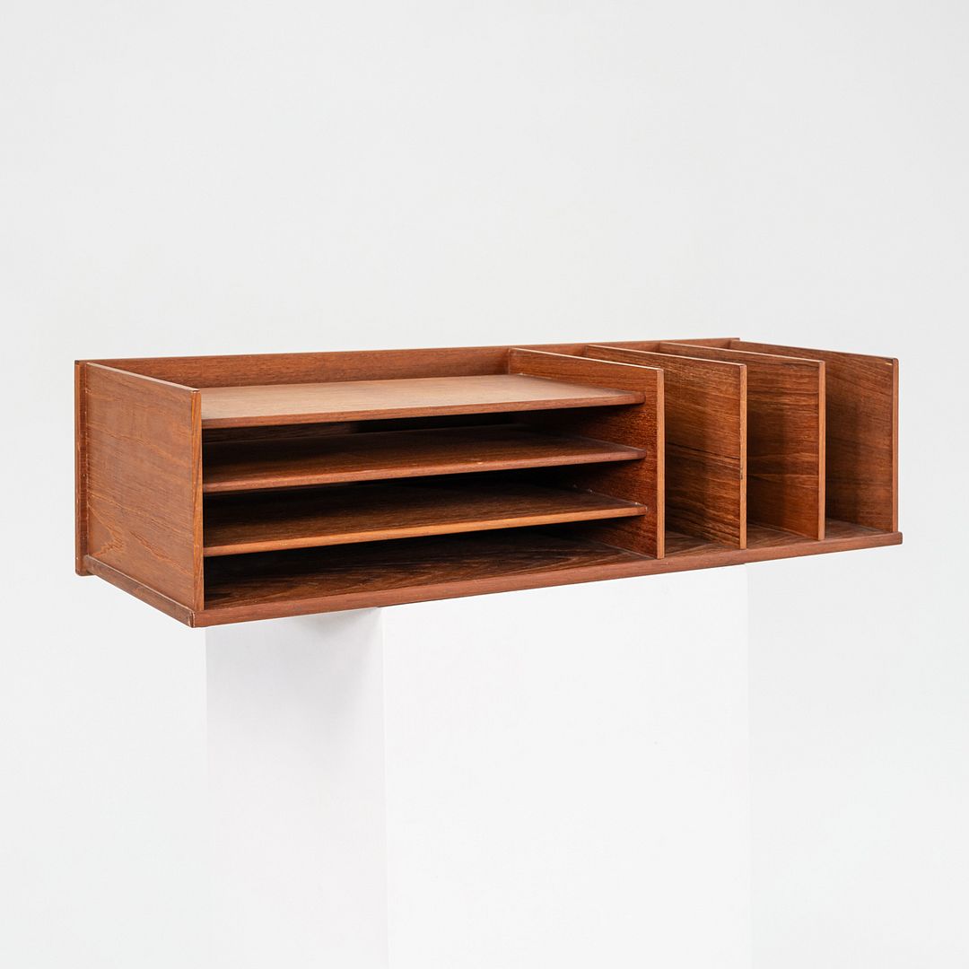 Selectform Teak Desk Organizer