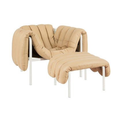 Puffy Lounge Chair and Ottoman