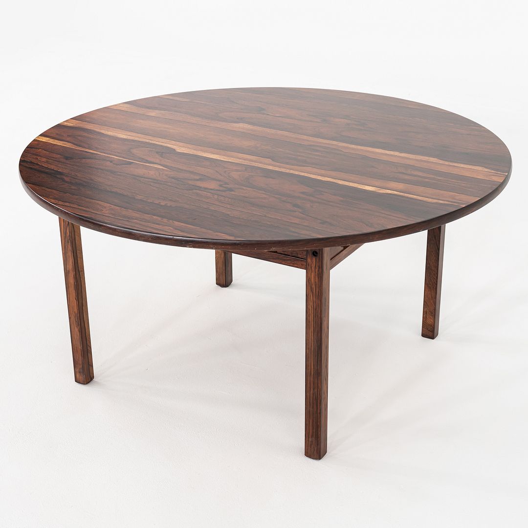 Round Rosewood Coffee Table
