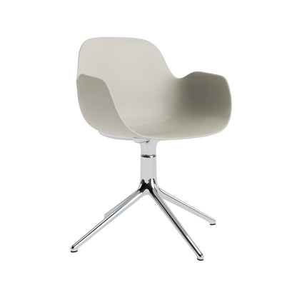 Form Swivel Armchair — 4 Legs