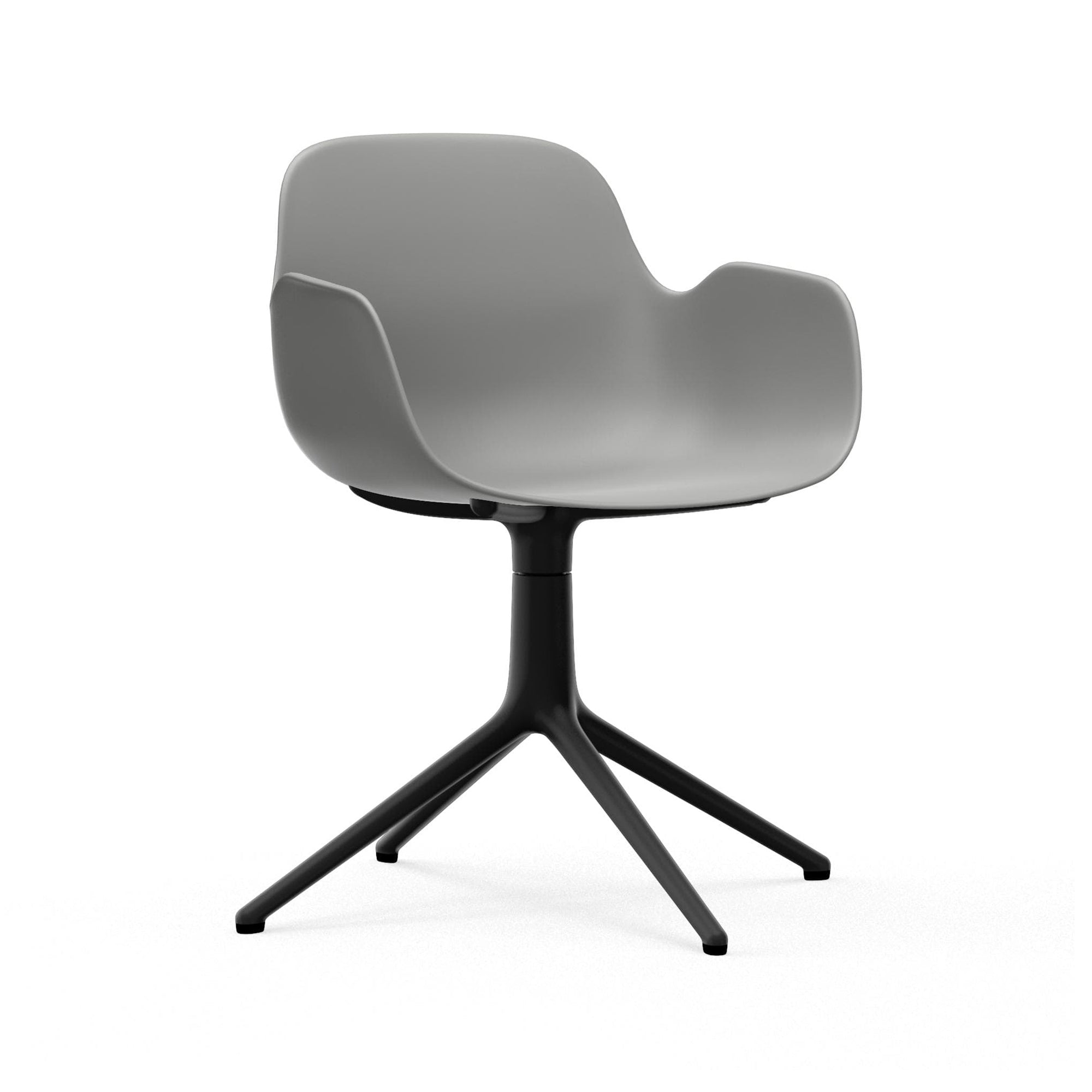 Form Swivel Armchair — 4 Legs