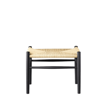 J83 Stool — Jet Black Painted Beech