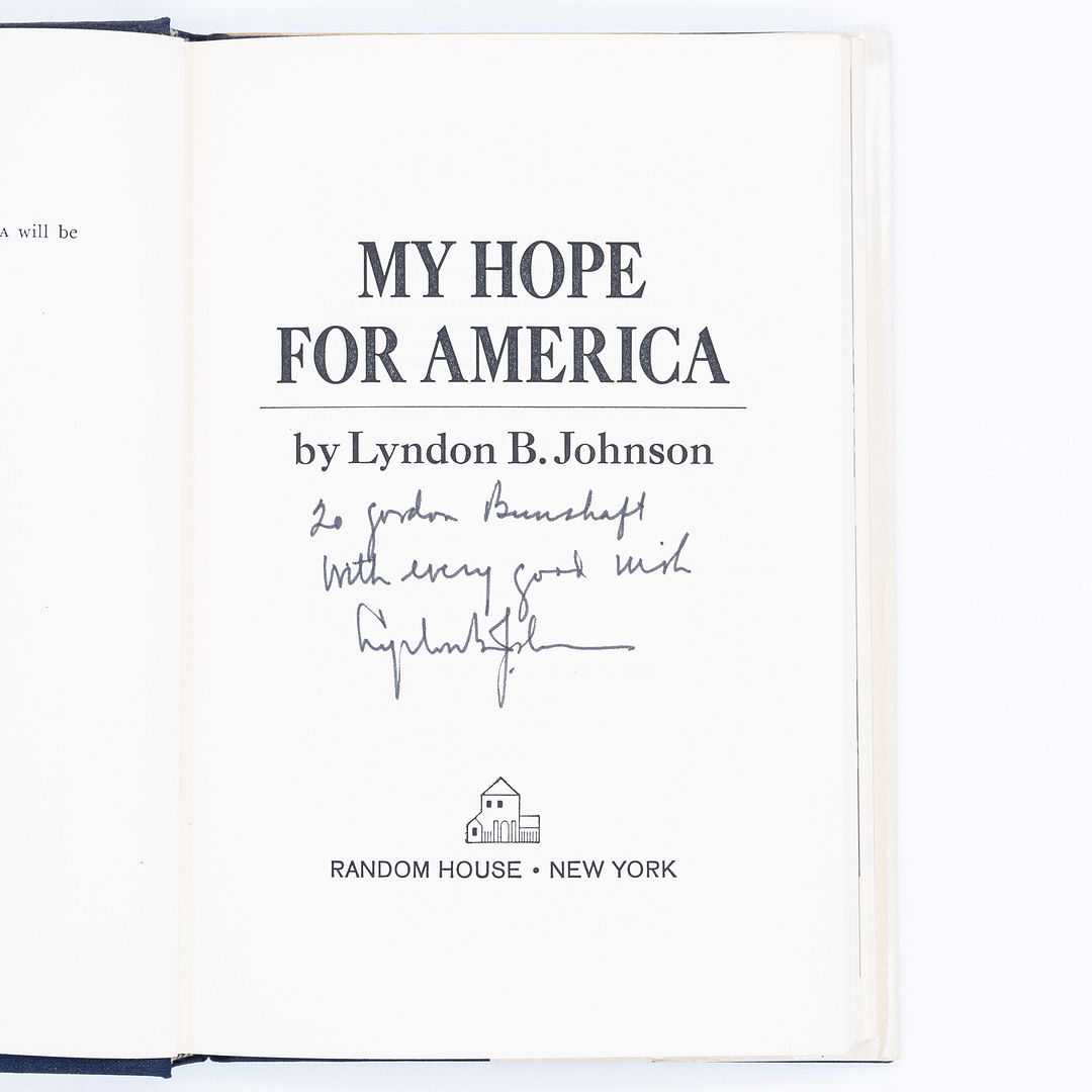 Books Signed by President Lyndon B. Johnson