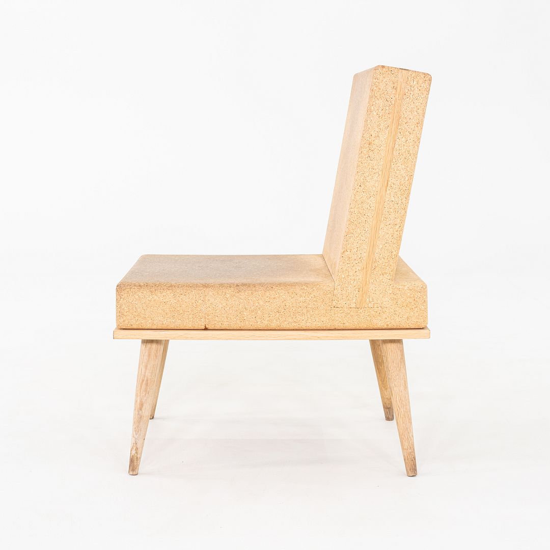 Cork and Oak Lounge Chair