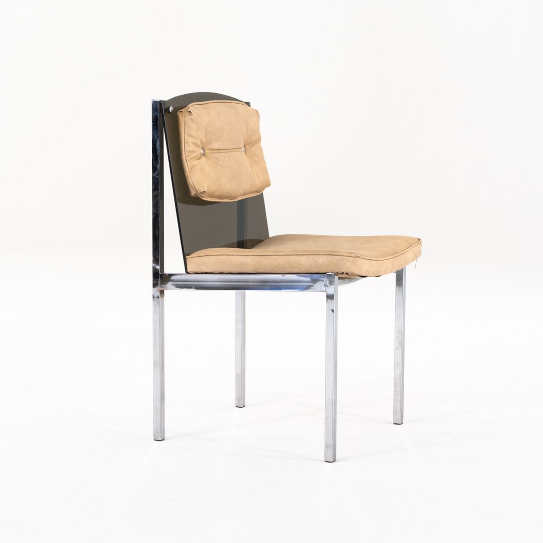 Smoked Lucite Dining Chair