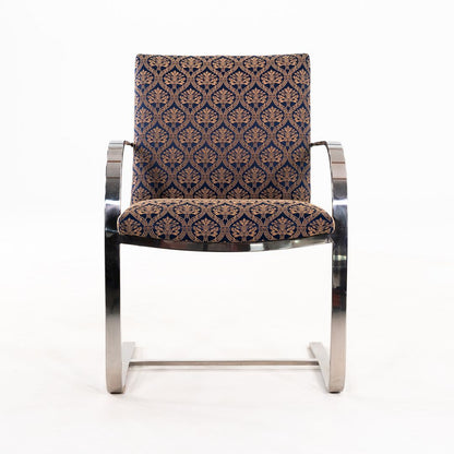 Miesian Influenced Flat Bar Cantilever Chair