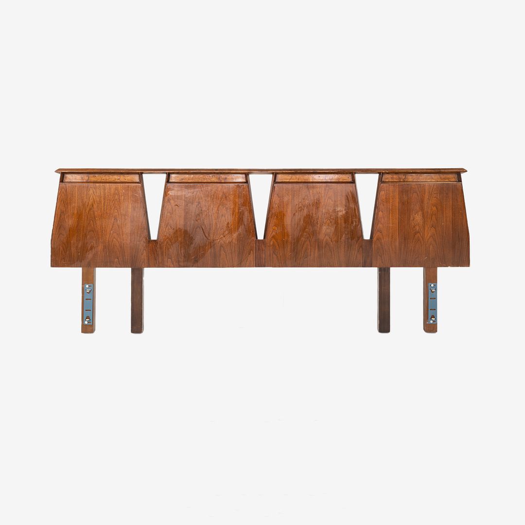 King Walnut Headboard