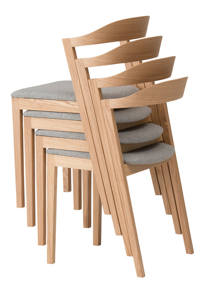 Kiila Stacking Chair — Upholstered Seat