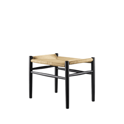 J83 Stool — Jet Black Painted Beech