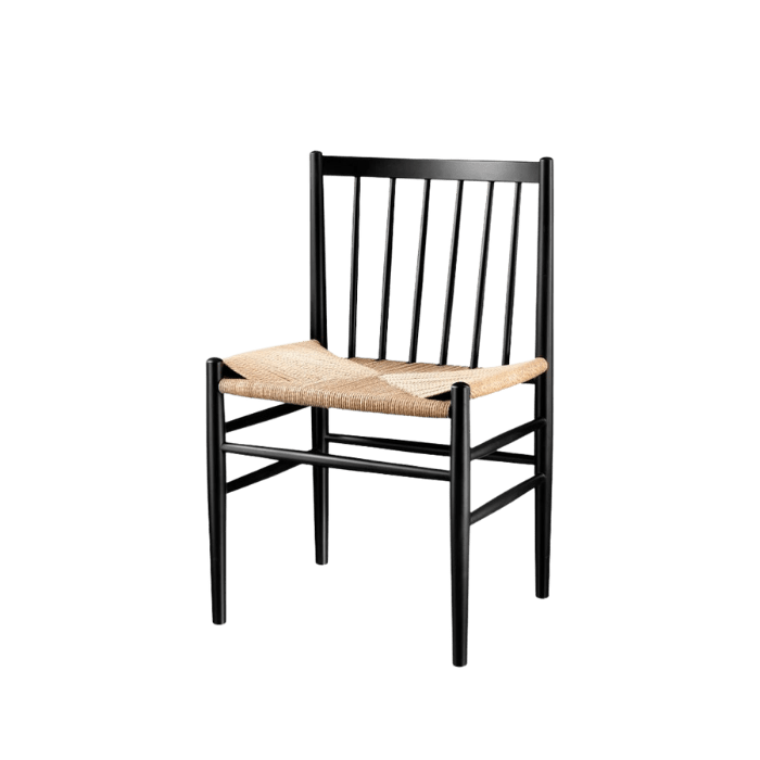 J80 Chair — Jet Black Painted Beech