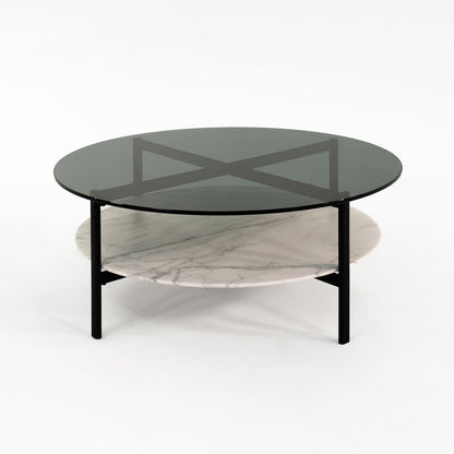 Ruta 2-Tier Round Coffee Table