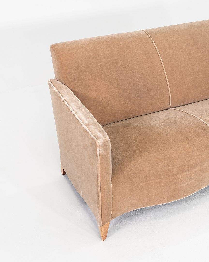 Three Seat Serpentine Sofa