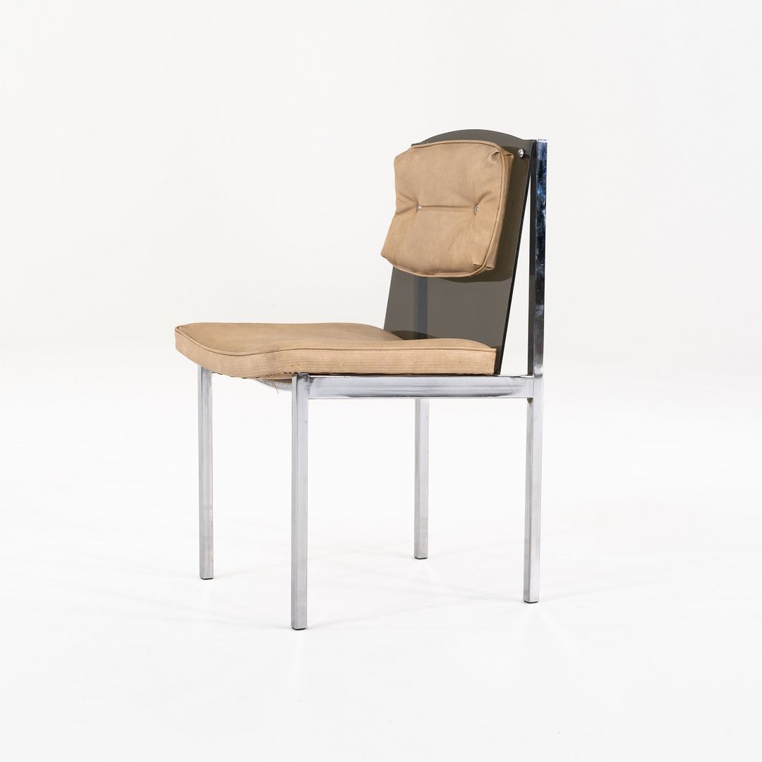 Smoked Lucite Dining Chair