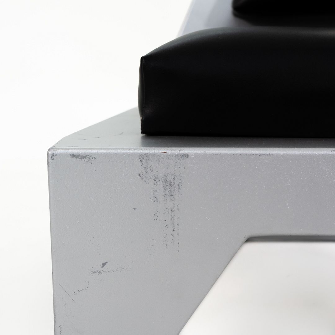 Futuristic Sculptural Aluminum Club Chair