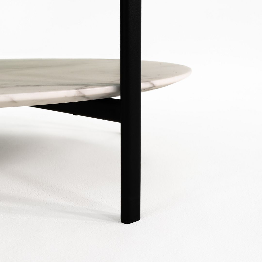 Ruta 2-Tier Round Coffee Table