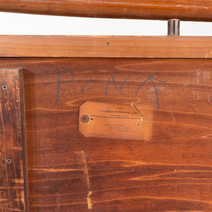 Walnut King Headboard