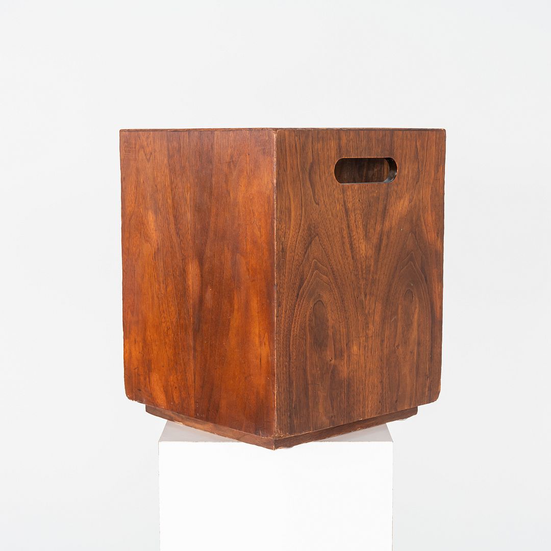 Walnut Wastebasket
