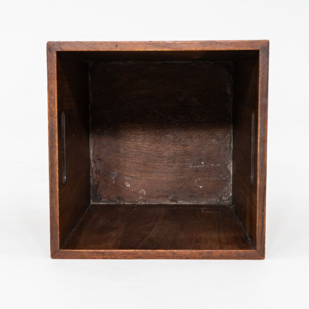 Walnut Wastebasket