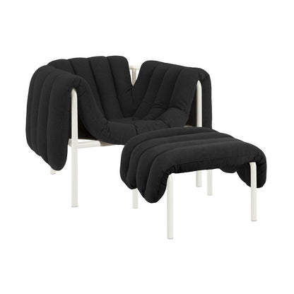 Puffy Lounge Chair and Ottoman