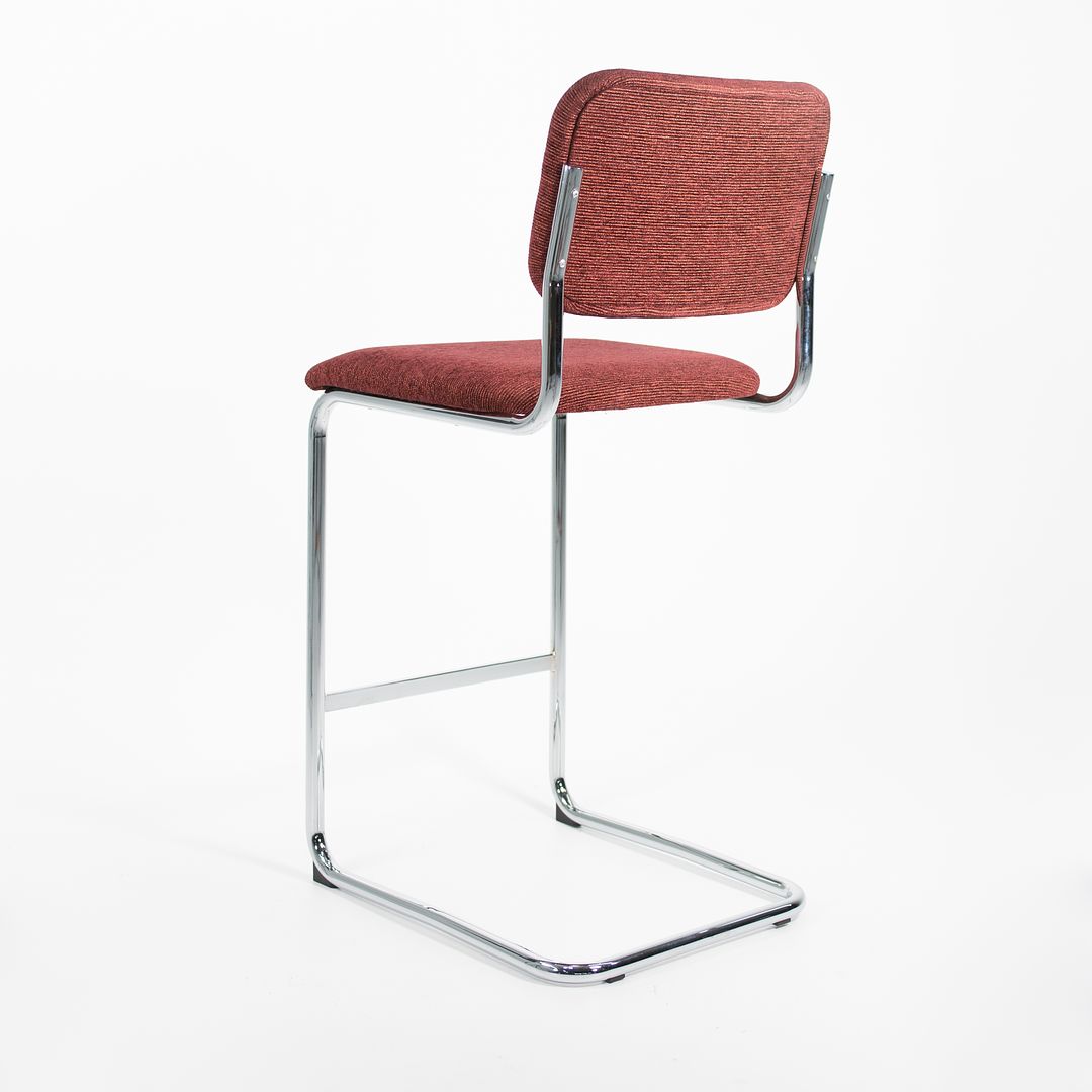 Knoll Cesca Bar Stool with Upholstered Seat and Back, Model 51CH