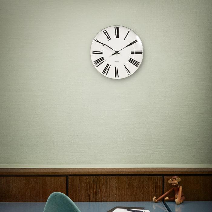 Arne Jacobsen Roman Wall Clock — Large