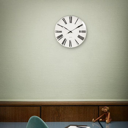 Arne Jacobsen Roman Wall Clock — Large
