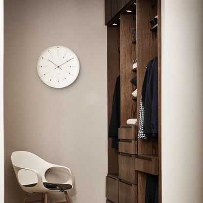 Arne Jacobsen Bankers Wall Clock — Extra Large White