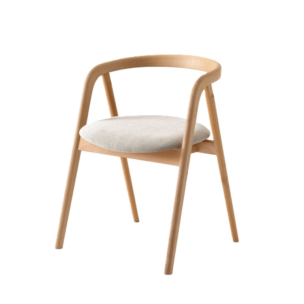 Shika Arm Chair — Upholstered Seat