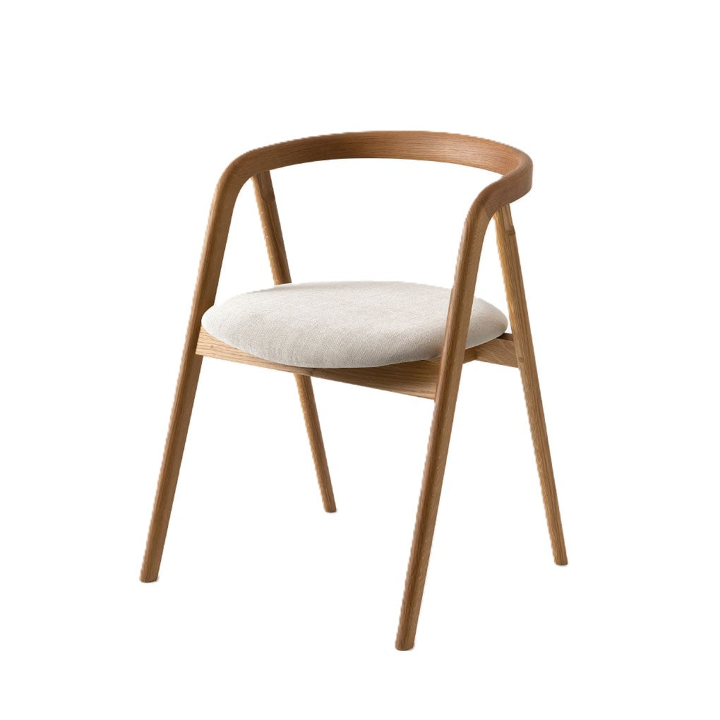 Shika Arm Chair — Upholstered Seat
