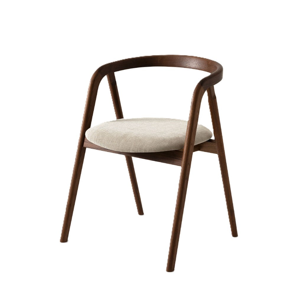 Shika Arm Chair — Upholstered Seat
